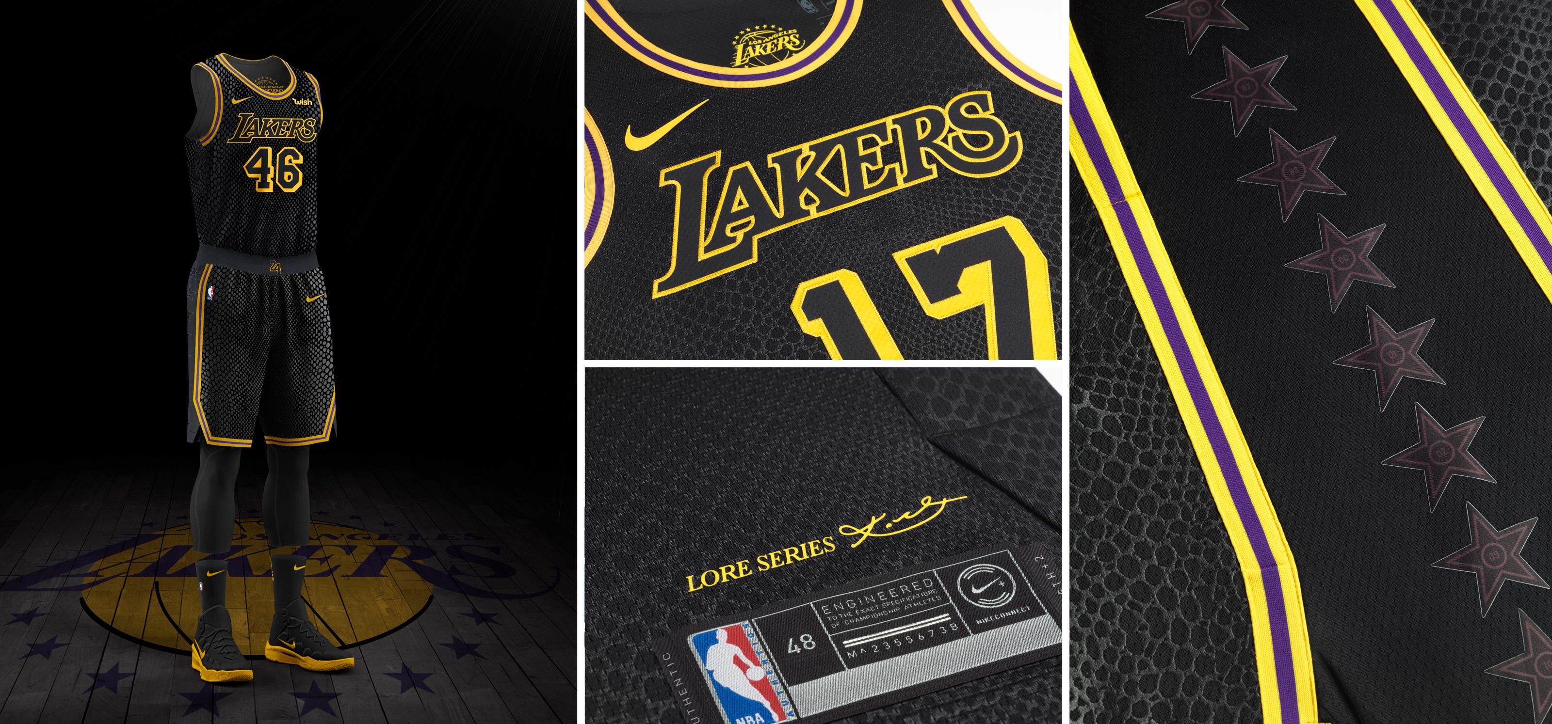 los angeles jersey nba